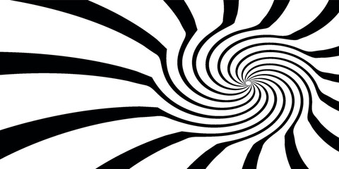 Hypnotic spiral background.Optical illusion style design. Vector illustration.eps10