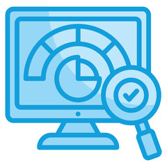 Kpi Dashboard Icon Element For Design