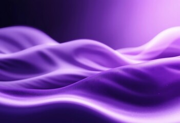 Obraz premium Abstract Purple Waves Flowing Smoothly Across Space