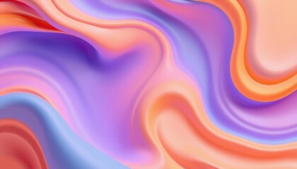 Fototapeta premium Abstract Swirling Pastel Colors Fluid Design