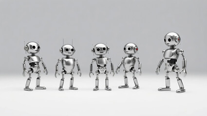 Robot, 3d render