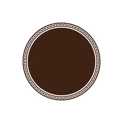 Circle Ethnic Logo Icon Vector