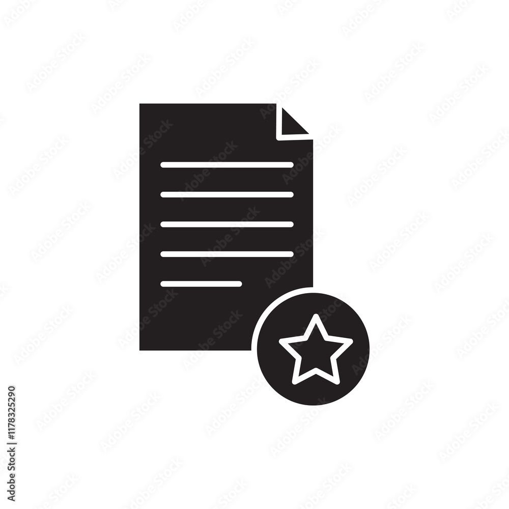 Poster paper star vector simple trendy style illustration for web and app..eps