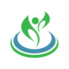 Healthy care icon design