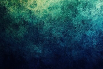 Fototapeta premium Teal and dark blue abstract grunge texture.