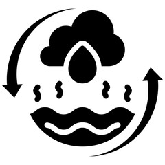 Water Cycle Icon