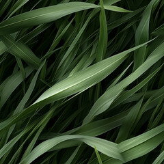 Obraz premium seamless pattern of green leaves