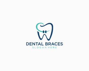 Dental braces logo
