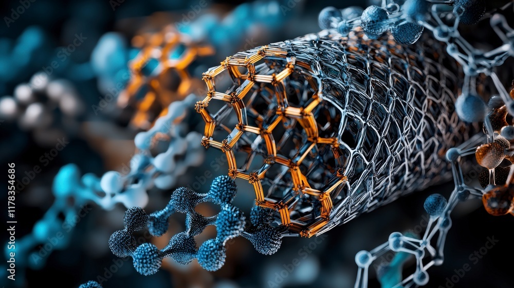 Poster Exploring advanced composite materials and properties in scientific visualization for material science research
