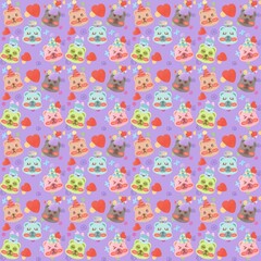 seamless pattern with bear