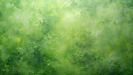 Green abstract art on a gray background with subtle texture and organic shapes, evoking feelings of calmness and serenity in a minimalist setting, gray, green
