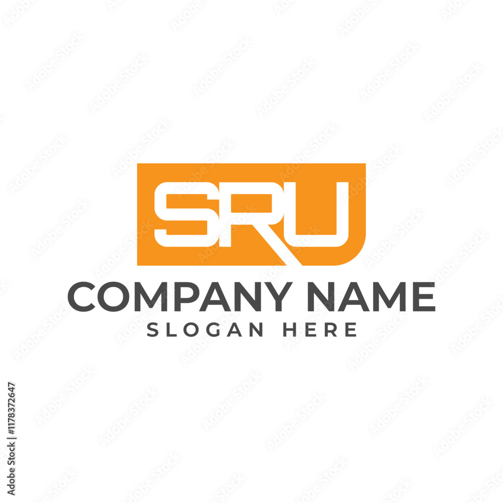 Poster a bold and modern logo featuring the letters 