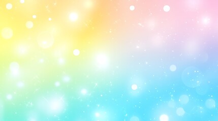 A soft, colorful gradient background with sparkling elements for design use.