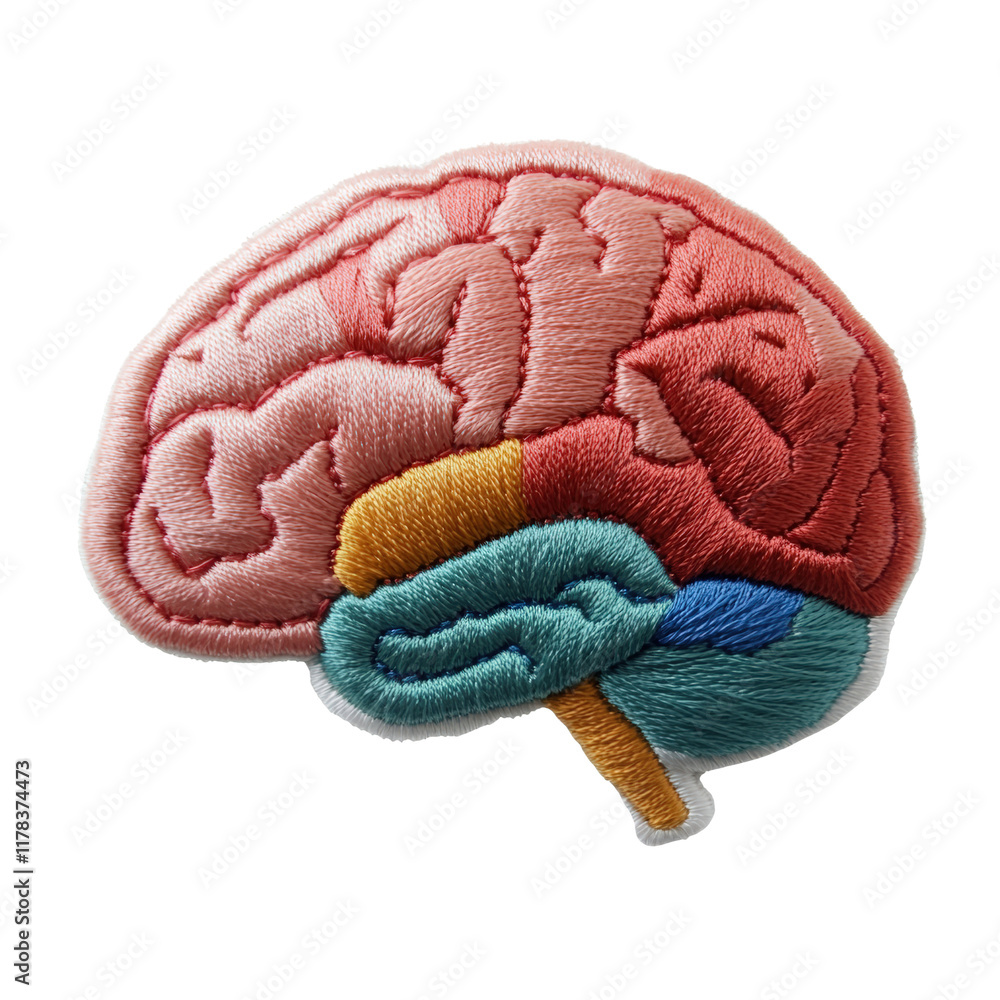 Poster intricate structure of the human brain showcasing neurons and synapses in a complex and dynamic biol