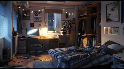 10代の子供の部屋 105 Generative AI