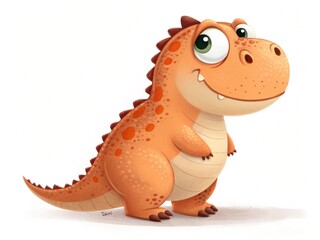 Fototapeta premium cartoon, animal, dinosaur, vector, dragon, illustration, reptile, crocodile, art, green, fun, monster, cute, alligator, drawing, baby, frog, character, lizard, funny, dino, wildlife, nature, design, z