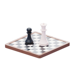 Chess Board Game 3D Icon