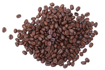coffee beans on white background