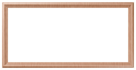3D素材_木製の額縁_四角