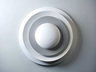 Abstract Geometric Circles Low Light Photography