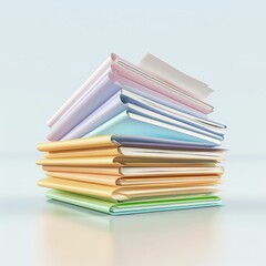 Organized tax return filing with paperwork and folders home office digital content clear environment detailed viewpoint for efficiency