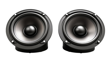 audio speaker isolated on white background