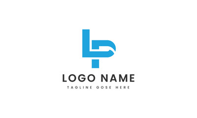 lp letter custom logo design