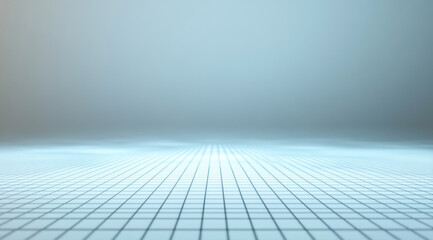 minimalist high tech background featuring grid pattern on smooth surface, creating serene and futuristic atmosphere. Ideal for digital design and technology themes