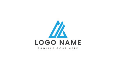 
abstract Branding letter a logo template design