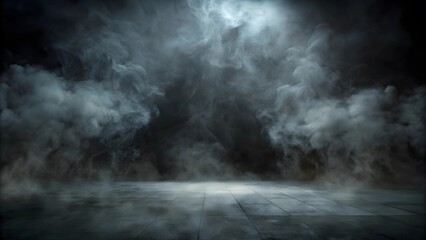 White smoke or fog flowing across the floor creates a mysterious and ethereal atmosphere. This effect is perfect for enhancing the ambiance of theatrical productions, photo shoots, or special events