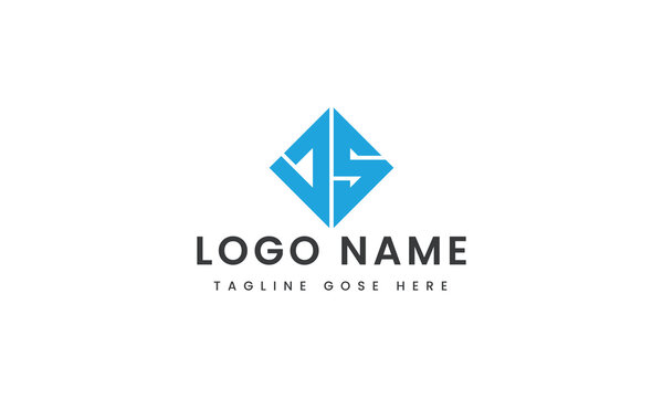 
abstract Branding letter js logo template design