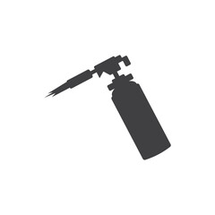bottle gas welding icon vector element design