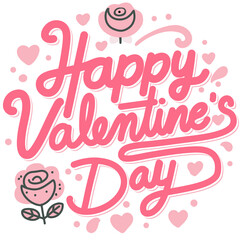 Obraz premium Valentine's Day Alphabet Calligraphy Happy valentines, Alphabet, The calligraphy. card, day, and design, 