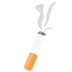 Stop Smoking, Cigarettes Forbidden Sign, World No Tobacco Day Illustration