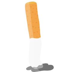 Stop Smoking, Cigarettes Forbidden Sign, World No Tobacco Day Illustration