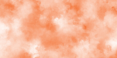 Abstract paper Background Texture Pattern with orange or brown color, Heavily Mixed Wall Art watercolor texture, Old orange or pink paper parchment banner with distressed vintage grunge texture.