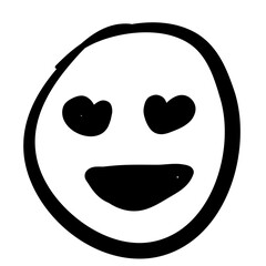 Hand Drawn Sketch Emoji with Different Emotion and Mood