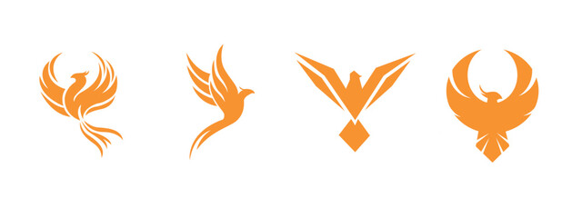 icon set phoenix logo design © ageng