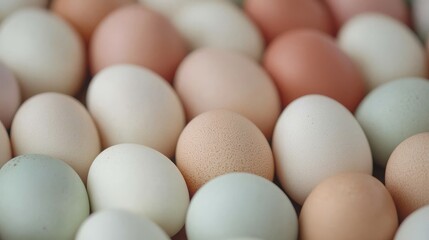 Elegant Duck Eggs Under Natural Light