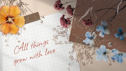 Love quote blog banner template