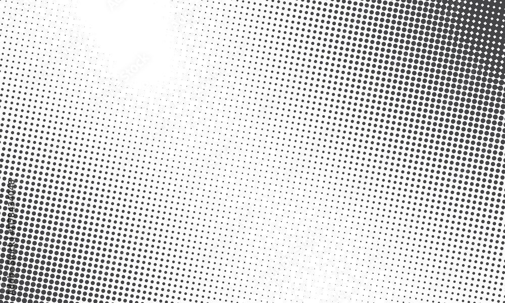 Poster halftone texture background . seamless dotted geometric shape background with horizontal pattern