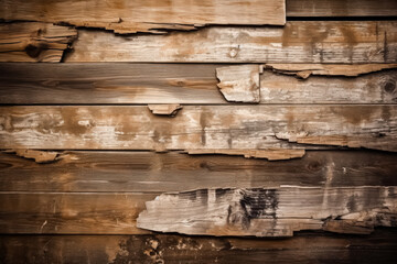 Wooden surface with a large hole in it.