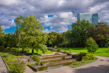 Planten und Blomen Park in Hamburg, Germany
