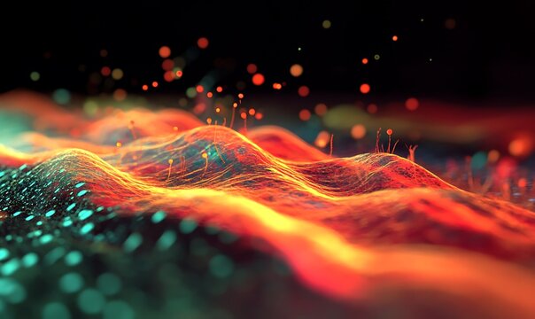 Blood cells captured in motion within a microfluidic channel under a microscope, showcasing dynamic cellular behavior