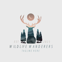 wildlife wanderer logo series
