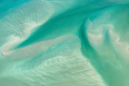 Aerial photography of Shark Bay, Western Australia, Australia