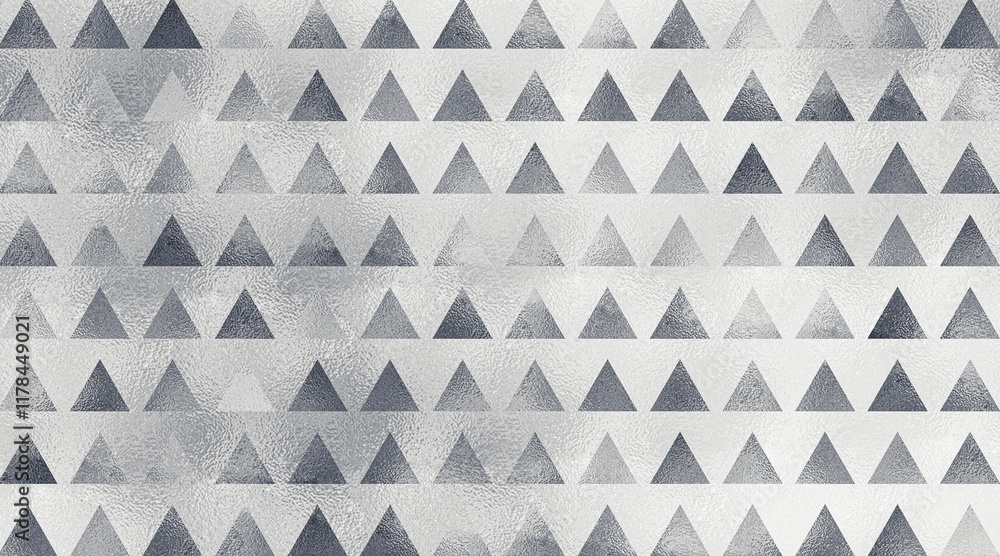 Poster modern window glass frosted texture. modern frosted glasses with patterns. silver foil pattern textu