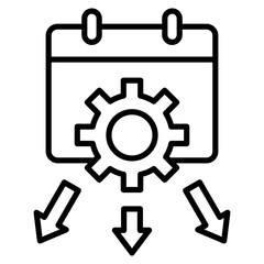 Planning  Icon Element For Design