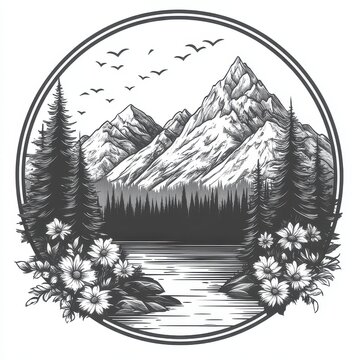 recommend clip art: mauntain icon in the round line, line art style , clear background --stylize 750 --v 6.1 Job ID: 3a3aef61-54e1-44ca-aab0-e86bd85751ba