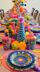 Fototapeta premium party theme for greeting cards